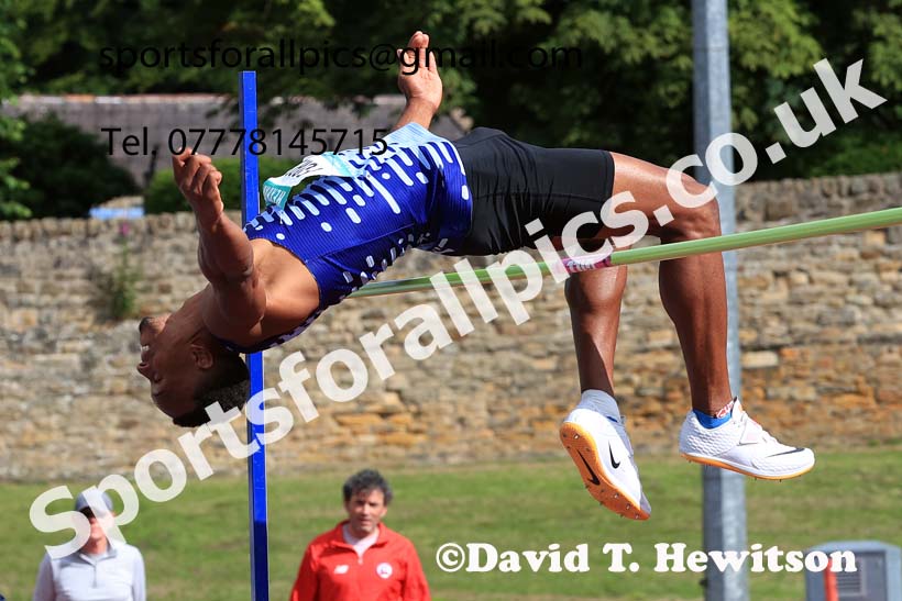 Decathlon High Jump, 2024 EAP International Combined events, Hewcham, Northumberland.  Photo: David T. Hewitson/Sports for All Pics